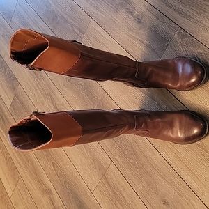Franco Sarto Two toned Riding Boots. Size 6.5